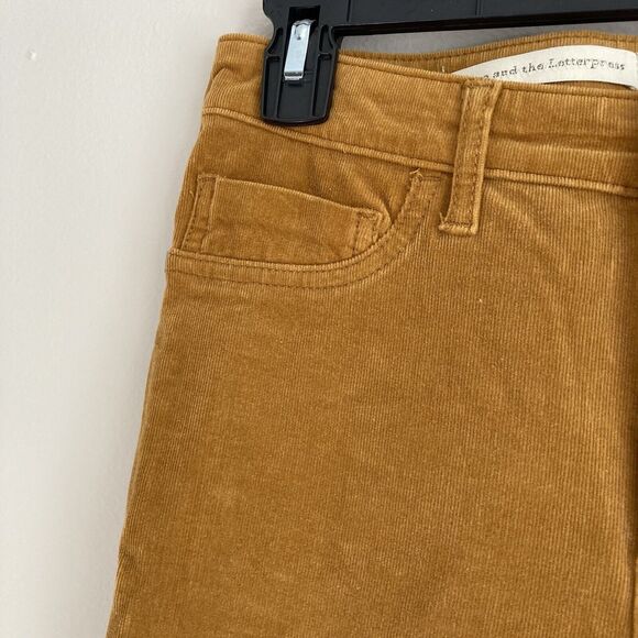 Pilcro and the Letterpress Anthropologie Corduroy High Rise Skinny Jeans Sz 27 P - Picture 3 of 11